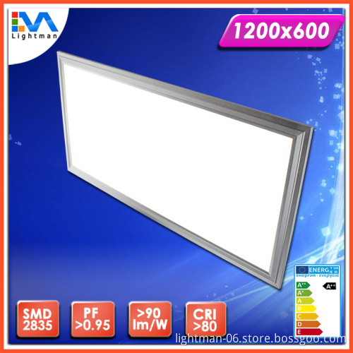 UGR less than 19 high efficiency 54w surface panel led light 120x60cm